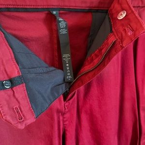 Lululemon Men’s Commission Pant Classic Swift Cotton 38x34 Oxblood
